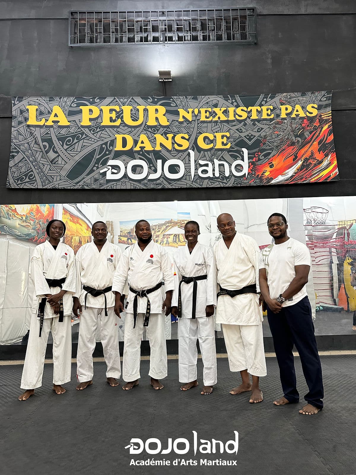 Cérémonie de remise des ceintures de karaté à DojoLand